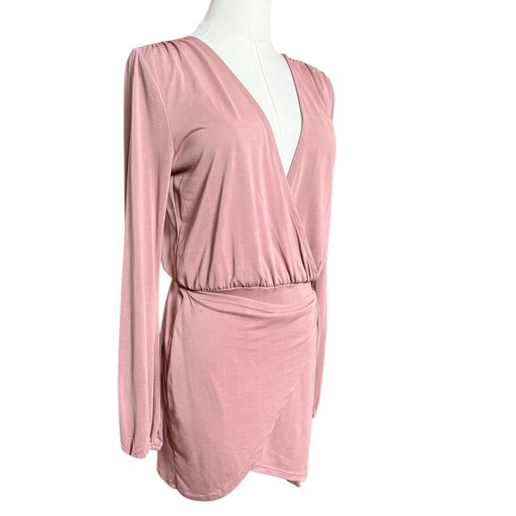 Lovers & Friends NEW Emmy Dress Mauve Color Size S Modal Blend Unlined Pull-On - Picture 4 of 10
